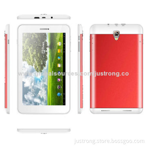 3G tablet PCs w/7-inch dual-core IPS capacitive touch panel, built-in GPS/BT/TV/FM functions, 1G/8G